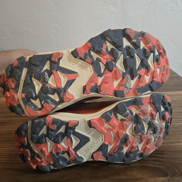 Hoka One Women’s Torrent 2  Running Shoes Size 7.5 Castlerock/Camelia - Picture 7 of 13